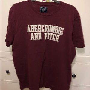 Abercrombie & Fitch Maroon Shirt